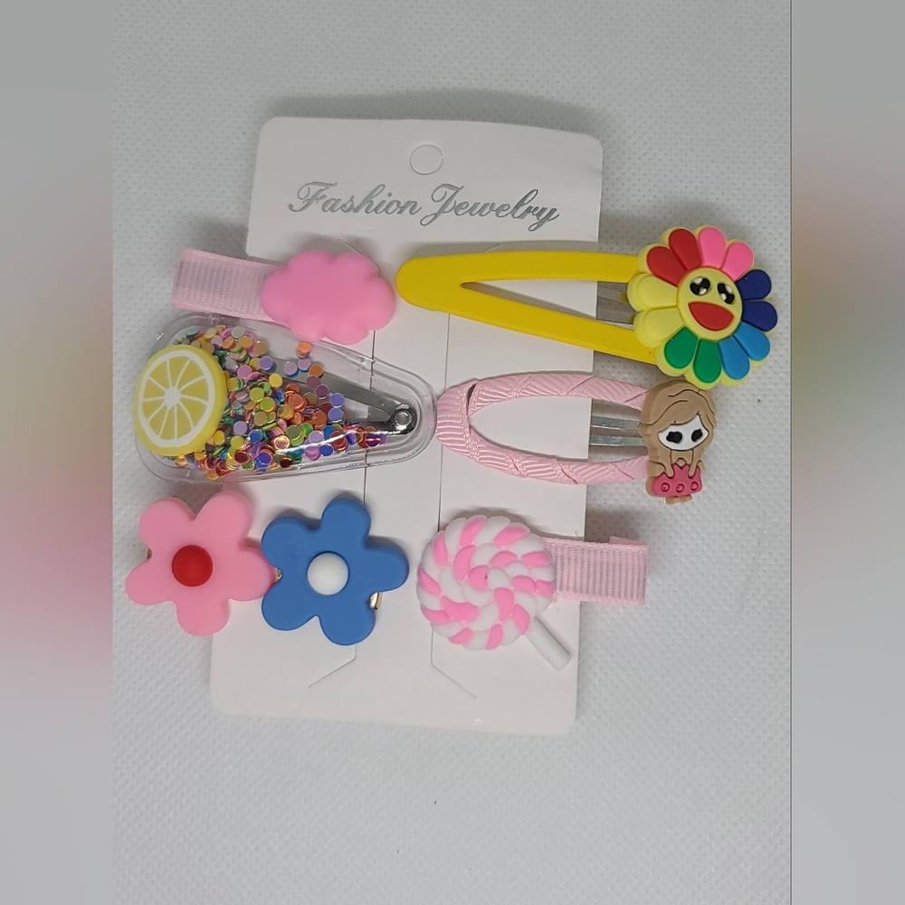 Kawaii Multicolor Hair Clips
